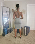 Summer Babe Cross Back Mini Dress