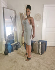 Summer Babe Cross Back Mini Dress
