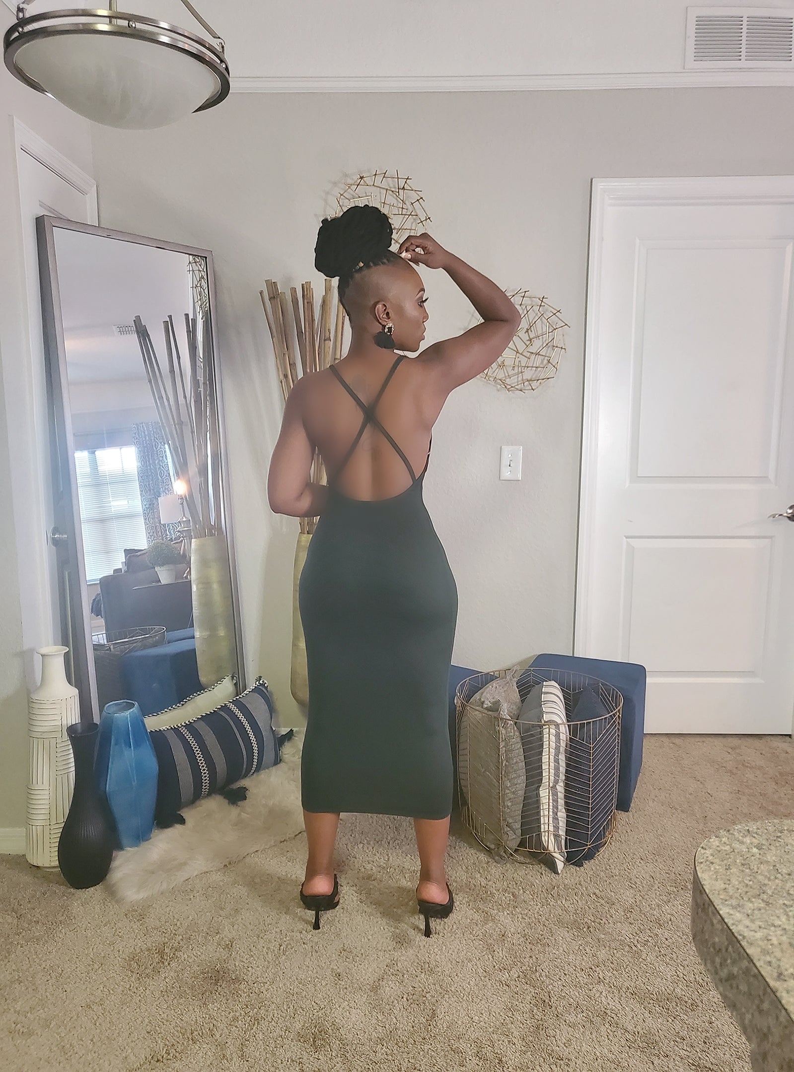 Summer Babe Crossback Midi Dress