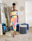 Tie Dye 2pc Skirt Set