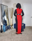 Raven Turtle Neck Maxi Poncho