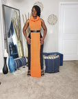 Raven Turtle Neck Maxi Poncho