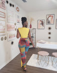 Neon Lights 2pc Pants Set