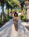 Isabella Stripe Tassel Maxi Skirt