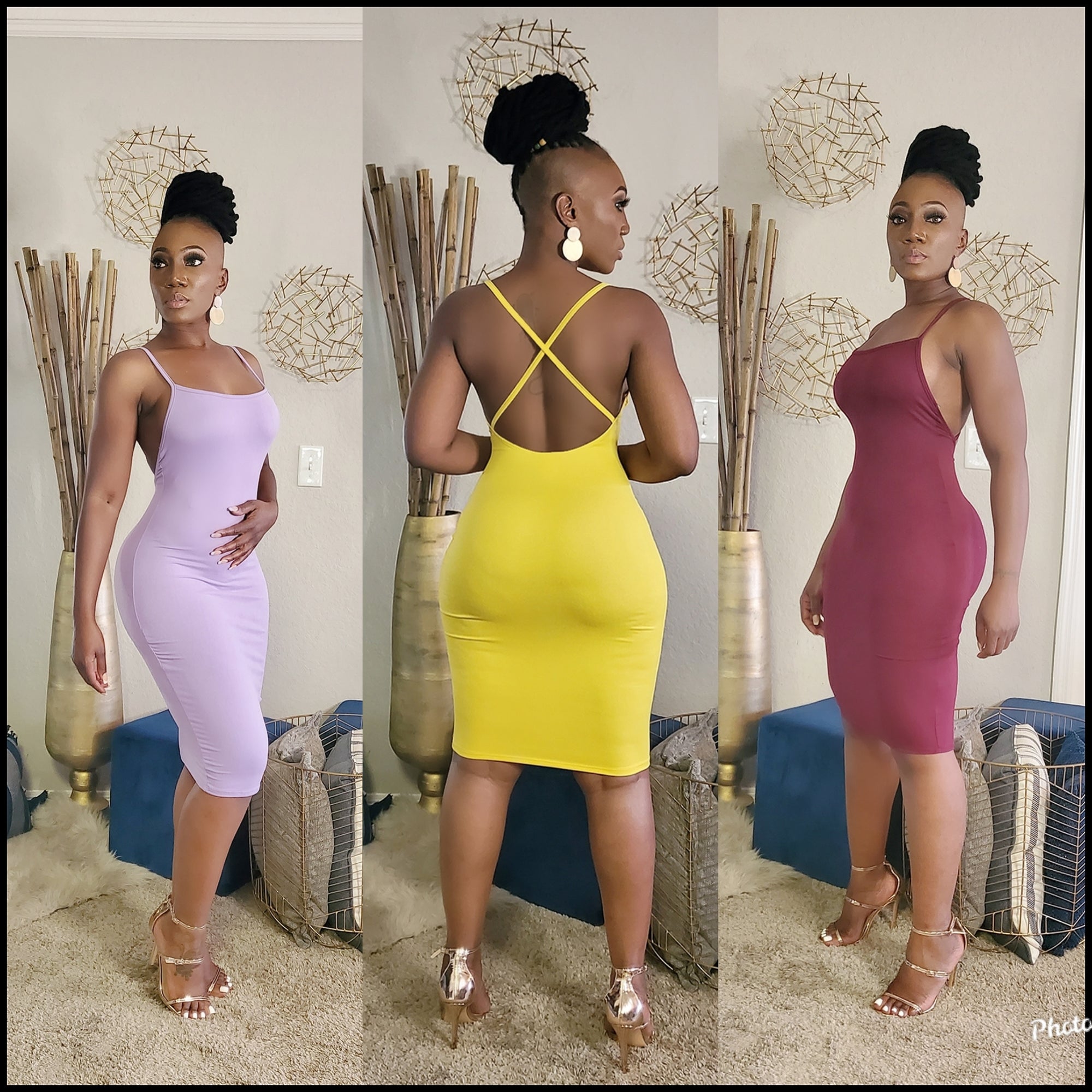 Summer Babe Cross Back Mini Dress